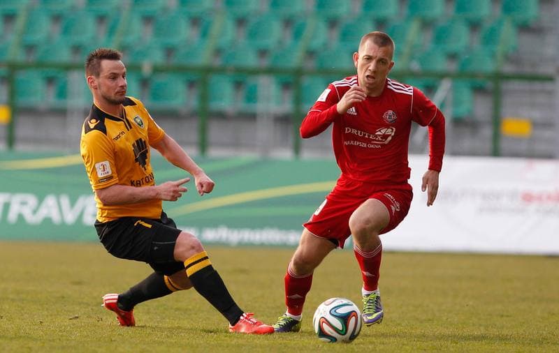 Football. I Liga. GKS Katowice - Bytovia Bytow. 11.04.2015