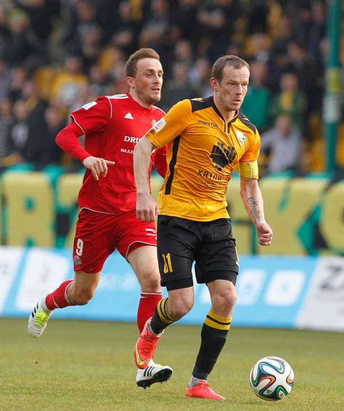 Football. I Liga. GKS Katowice - Bytovia Bytow. 11.04.2015