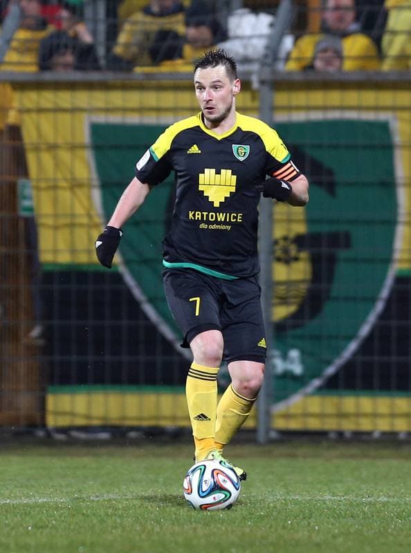Football. I Liga. MKS Kluczbork - GKS Katowice. 12.03.2016