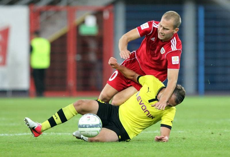 Football. Sparing. Piast Gliwice - Borussia Dortmund U-23. 06.09.2012