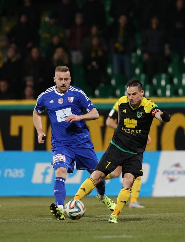 Football. I Liga. GKS Katowice - Pogon Siedlce. 19.03.2016