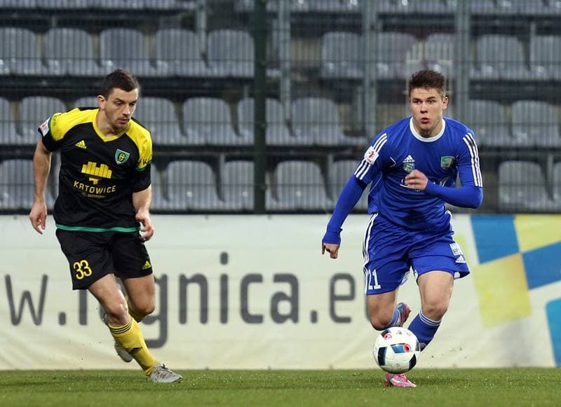 Football. I Liga. Miedz Legnica - GKS Katowice. 25.03.2016