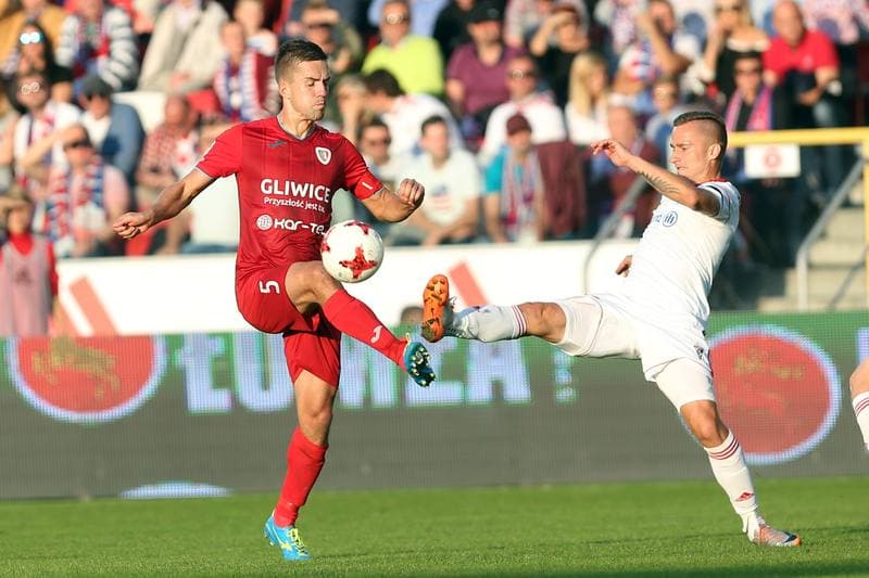 Football. Lotto Ekstraklasa. Gornik Zabrze - Piast Gliwice. 01.10.2017
