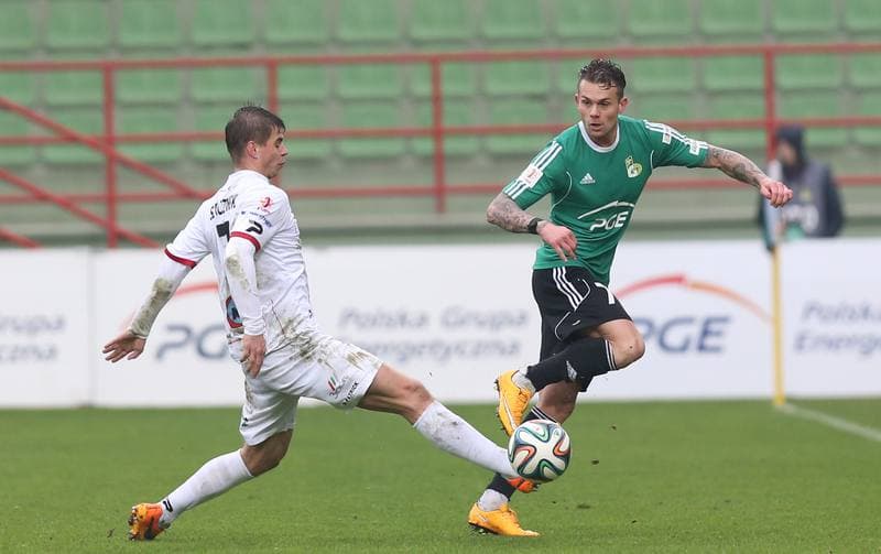Football. I Liga. GKS Belchatow - Zaglebie Sosnowiec. 10.04.2016