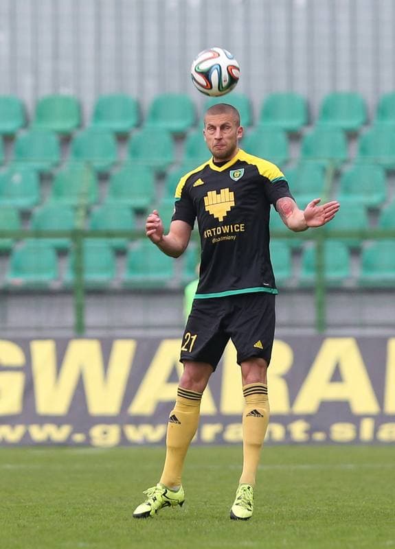 Football. I Liga. GKS Katowice - Olimpia Grudziadz. 16.04.2016