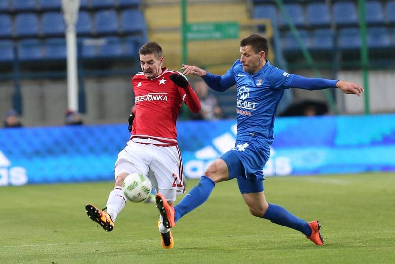 Football. Ekstraklasa. Wisla Krakow - Termalica Bruk-Bet Nieciecza. 25.04.2016