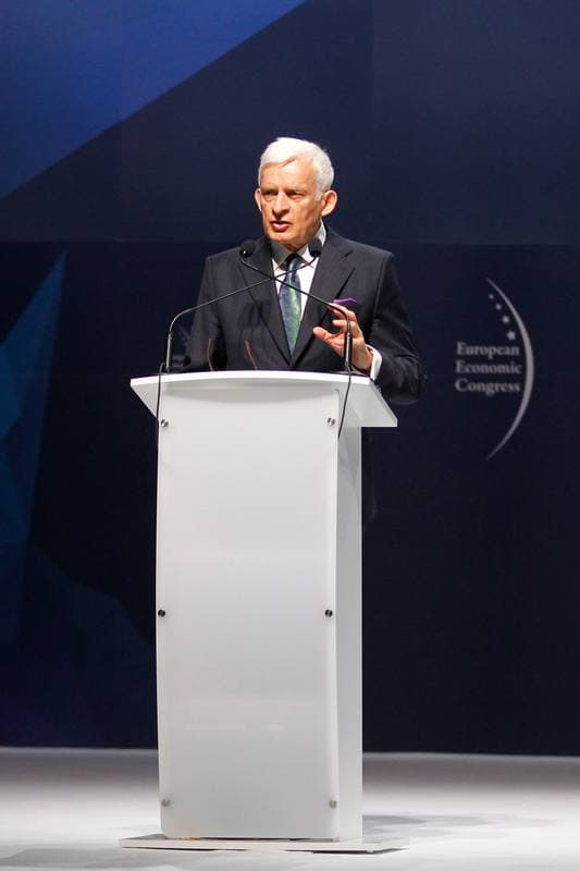 Jerzy Buzek. European Economic Congress. Press Conference. 18.05.2016