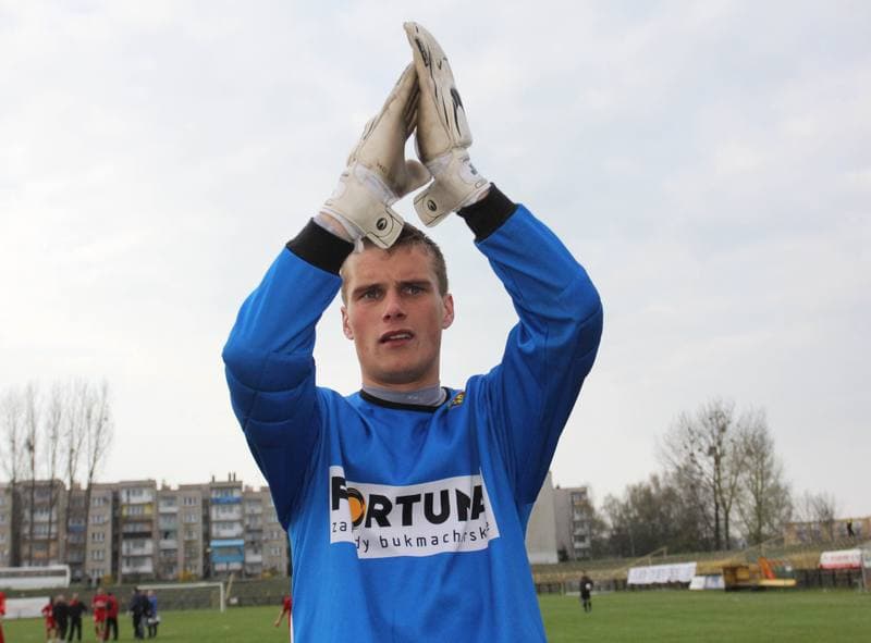 Football. Podbeskidzie Bielsko-Biala. Ruch Radzionkow - Odra Wodzislaw Slaski. 19.04.2011