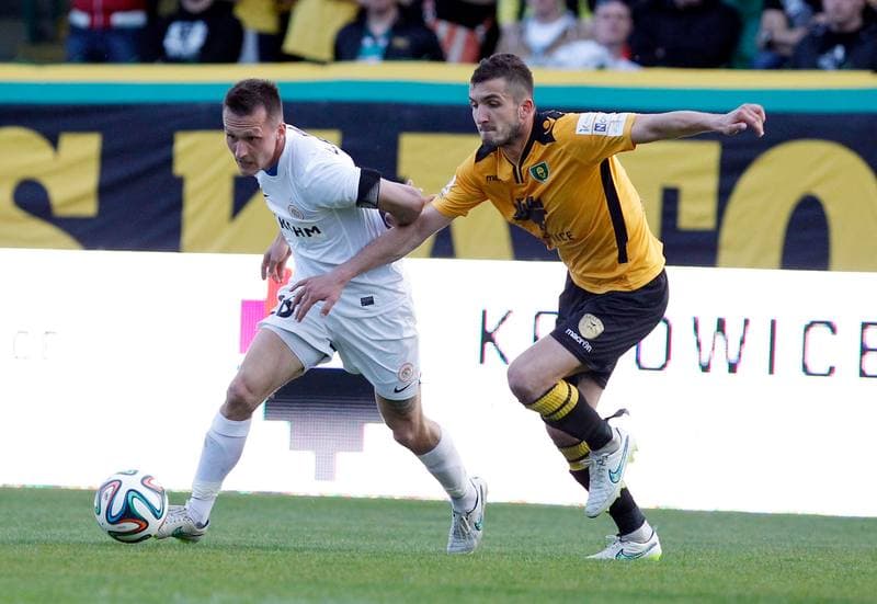 Football. I Liga. GKS Katowice - Zaglebie Lubin. 25.04.2015