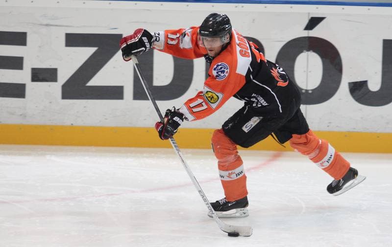 Ice Hockey. Polska Liga Hokejowa. JKH GKS Jastrzebie - Comarch Cracovia Krakow. 29.03.2013