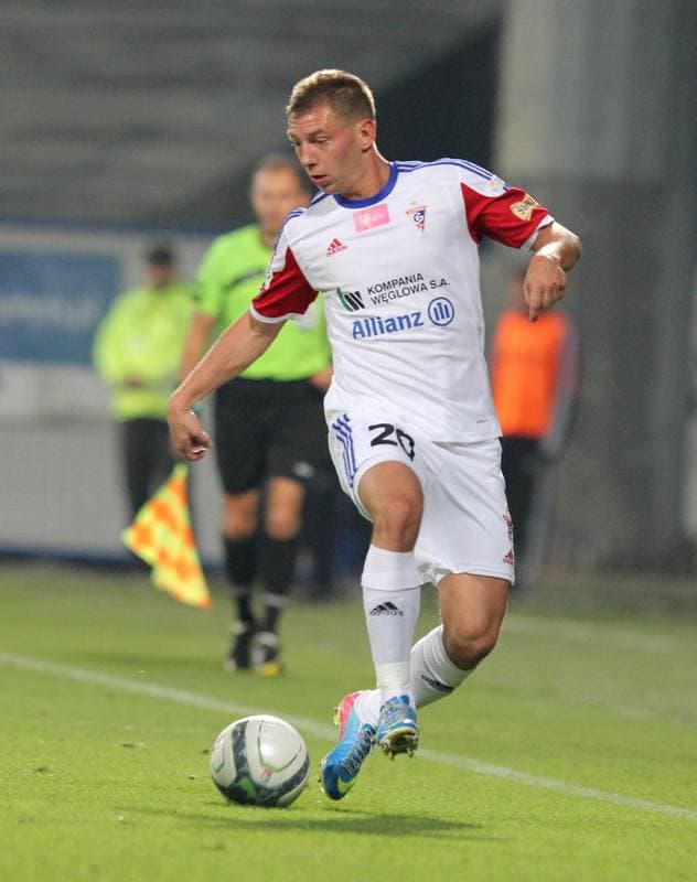 Football. T-Mobile Ekstraklasa. Gornik Zabrze - Zawisza Bydgoszcz. 29.04.2015