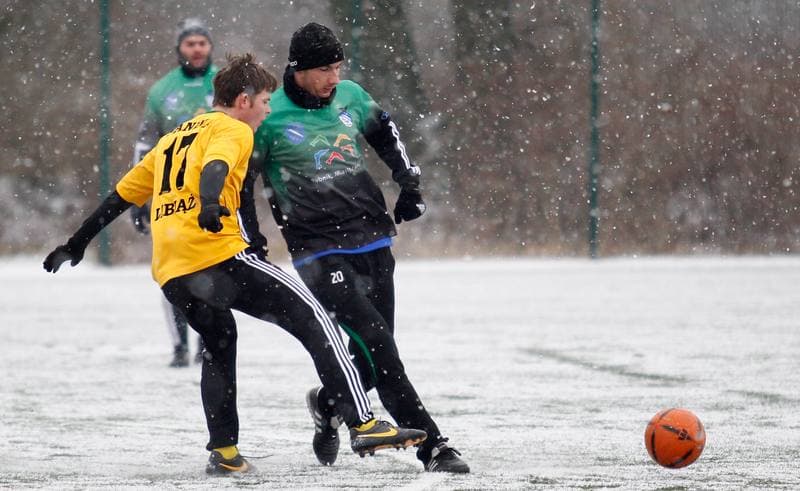 Football. Sparing. Energetyk ROW Rybnik - Janina Libiaz. 25.01.2014