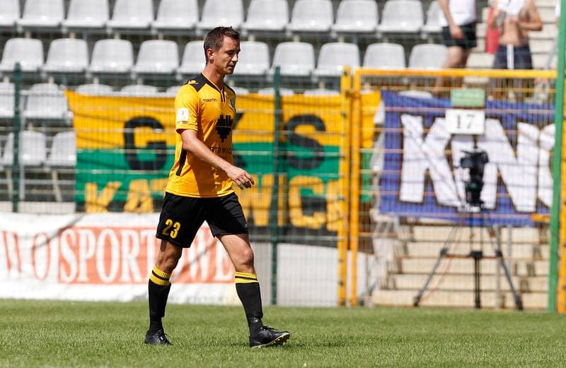 Football. I Liga. Miedz Legnica - GKS Katowice. 10.08.2014