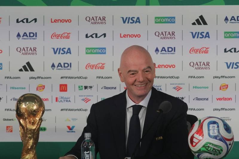 Football. World Cup 2026. Gianni Infantino Press Conference. 10.06.2026