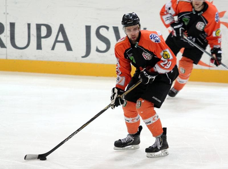 Ice Hockey. Polska Liga Hokejowa. JKH GKS Jastrzebie - Comarch Cracovia Krakow. 29.03.2013