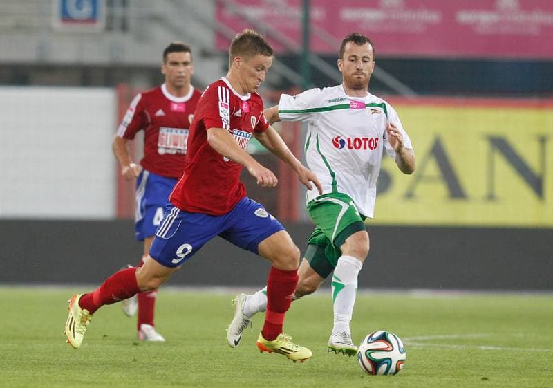 Football. T-Mobile Ekstraklasa. Piast Gliwice - Lechia Gdansk. 01.08.2014
