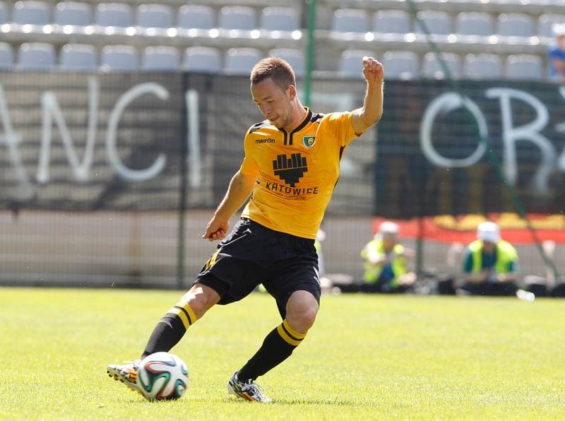 Football. I Liga. Miedz Legnica - GKS Katowice. 10.08.2014