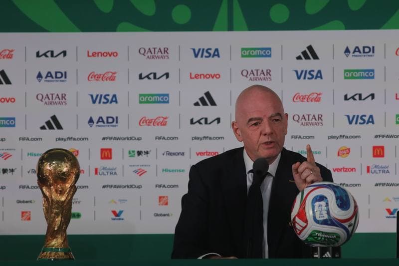 Football. World Cup 2026. Gianni Infantino Press Conference. 10.06.2026