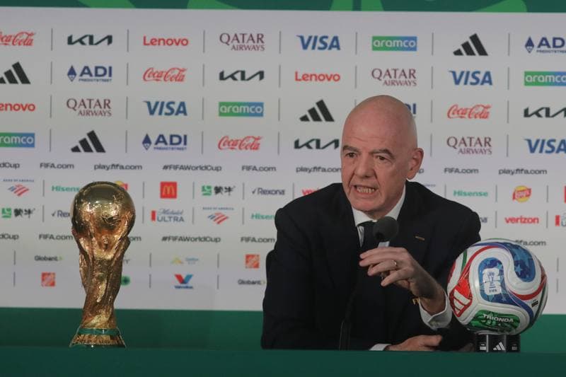 Football. World Cup 2026. Gianni Infantino Press Conference. 10.06.2026