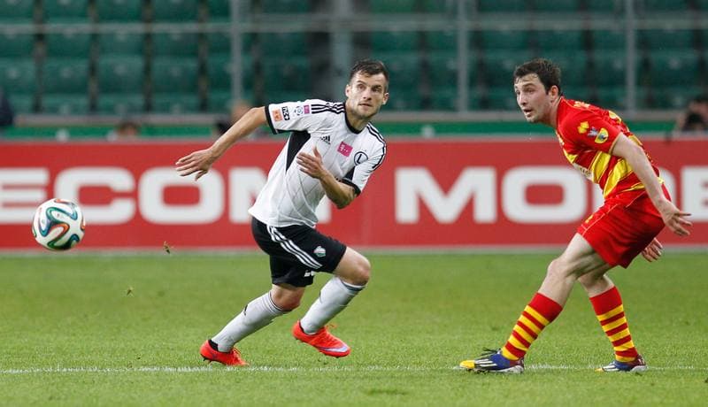 Football. T-Mobile Ekstraklasa. Legia Warsaw - Jagiellonia Bialystok. 20.05.2015
