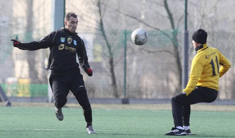 Football. Sparing. GKS Katowice - Ruch Radzionkow. 09.02.2011
