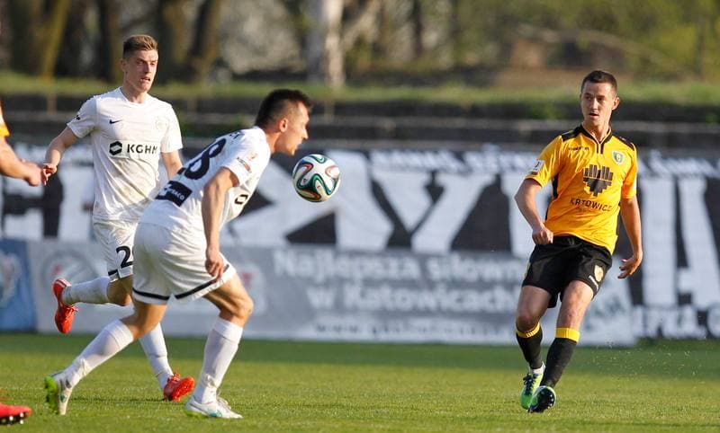 Football. I Liga. GKS Katowice - Zaglebie Lubin. 25.04.2015