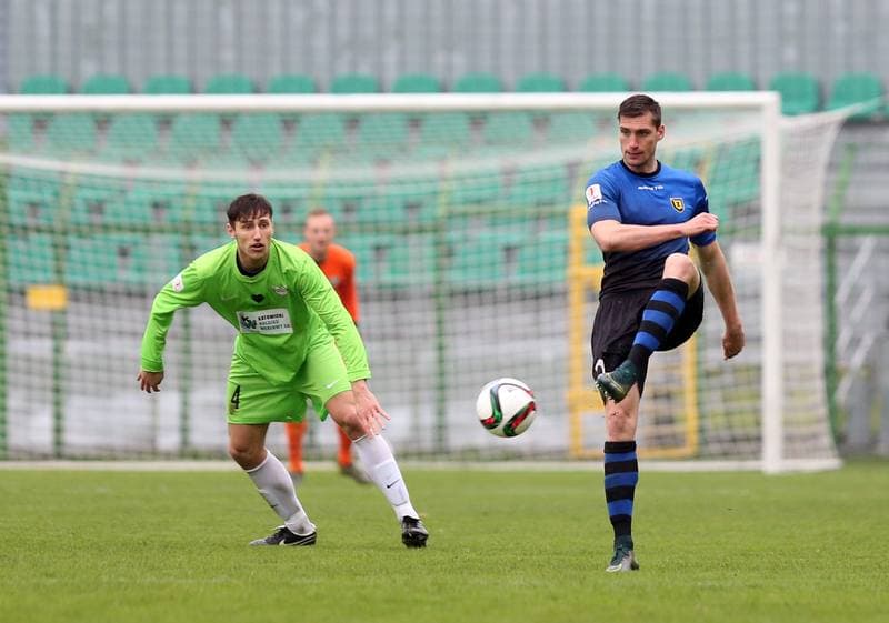 Football. I Liga. Rozwoj Katowice - Zawisza Bydgoszcz. 09.04.2016