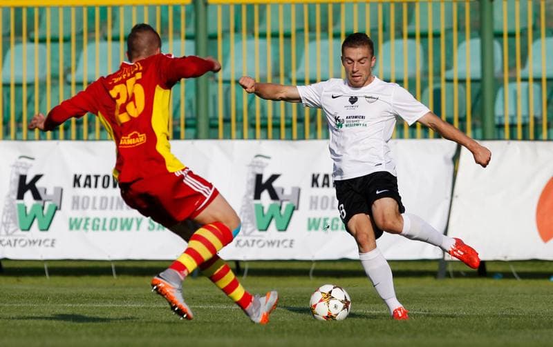 Football. Polish First League. Rozwoj Katowice - Chojniczanka Chojnice. 26.08.2015