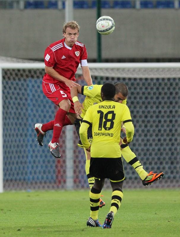 Football. Sparing. Piast Gliwice - Borussia Dortmund U-23. 06.09.2012