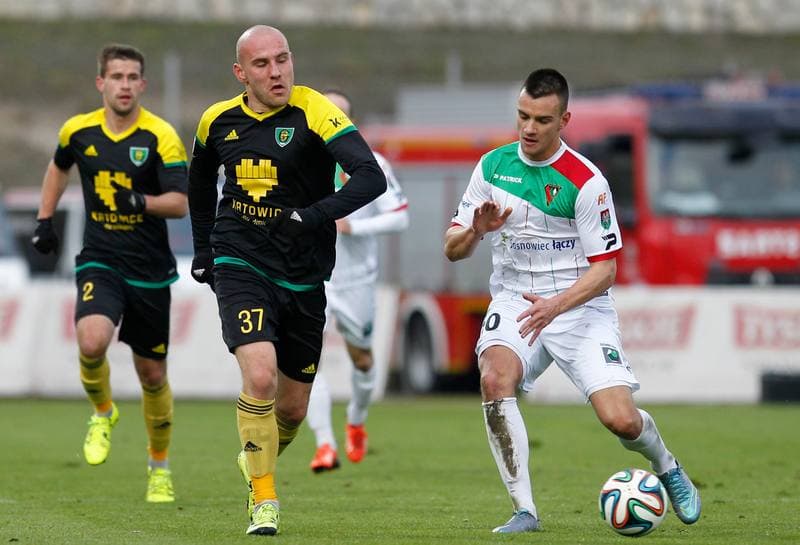 Football. I Liga. Zaglebie Sosnowiec - GKS Katowice. 29.11.2015