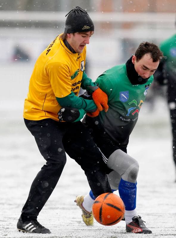 Football. Sparing. Energetyk ROW Rybnik - Janina Libiaz. 25.01.2014