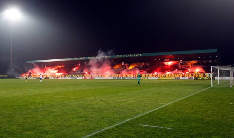 Football. I Liga. GKS Katowice - Flota Swinoujscie. 14.03.2015