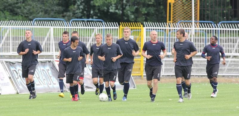 Football. Odra Wodzislaw. Training. 06.06.2011