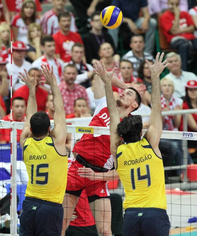 Volleyball. World League. Poland - Brazil. 29.06.2011