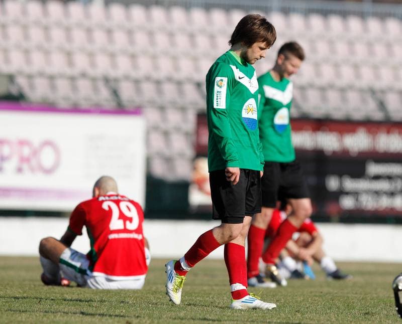 Football. II liga. GKS Tychy - Zaglebie Sosnowiec. 30.03.2012