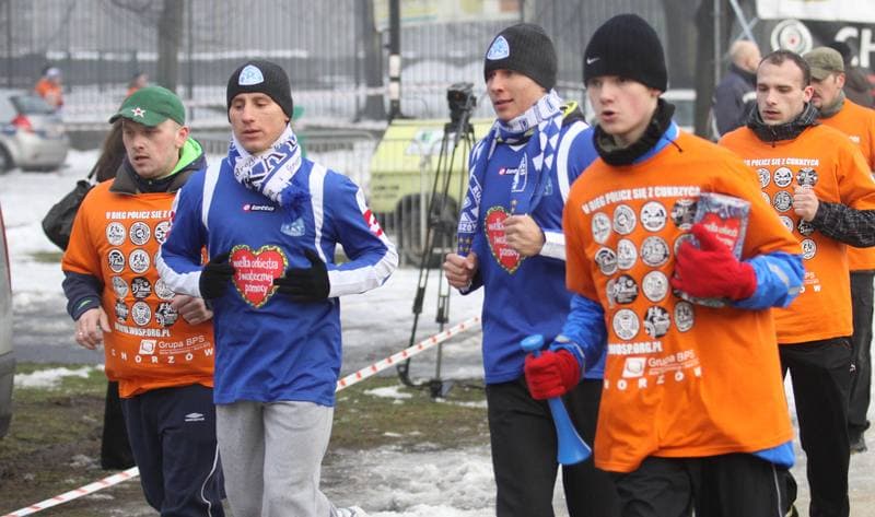Running. "Policz sie z cukrzyca". Chorzow. 09.01.2011