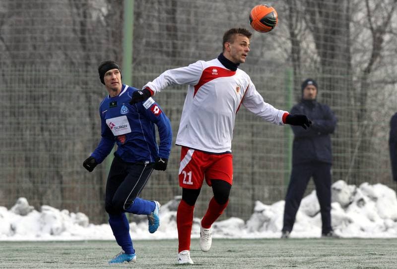 Football. Sparing. Ruch Chorzow - Piast Gliwice. 29.01.2011