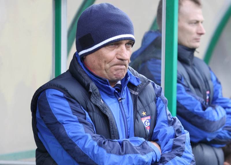 Football. Belchatow Ekstraklasa. GKS Belchatow - Gornik Zabrze. 08.04.2011