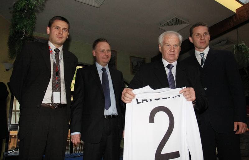 Football. Gornik Zabrze. Press Conference. 23.04.2010