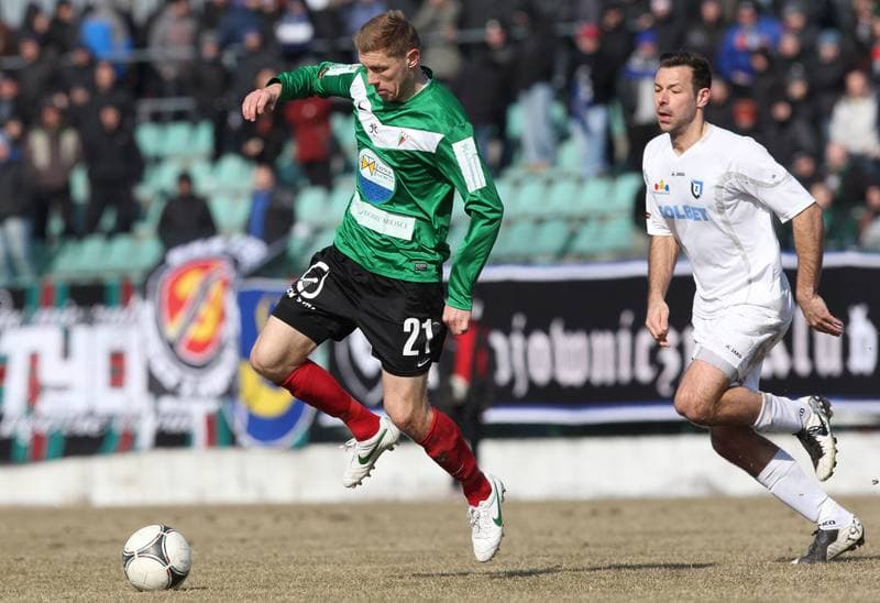 Football. I liga. GKS Tychy - Zawisza Bydgoszcz. 17.03.2013