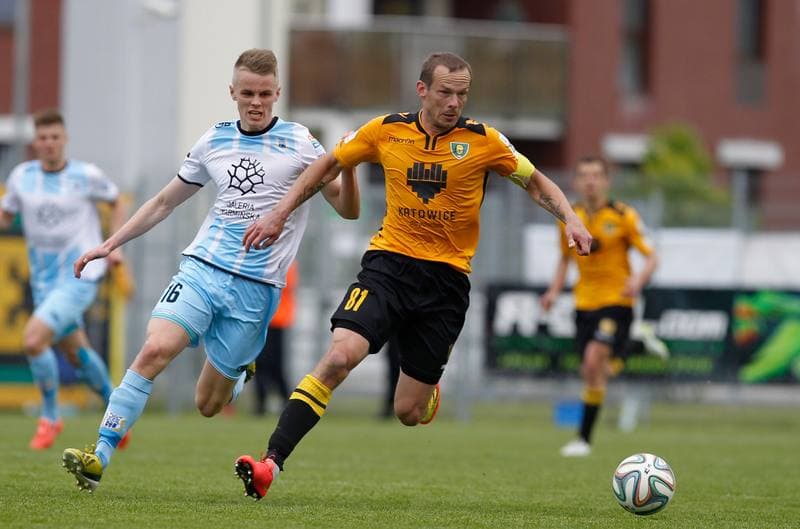 Football. I Liga. Stomil Olsztyn - GKS Katowice. 17.05.2015