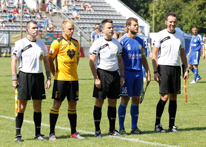 Football. I Liga. Miedz Legnica - GKS Katowice. 10.08.2014