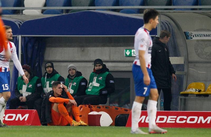 Football. PKO BP Ekstraklasa. Podbeskidzie Bielsko Biala - Zaglebie Lubin. 22.11.2015