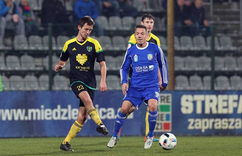 Football. I Liga. Miedz Legnica - GKS Katowice. 25.03.2016