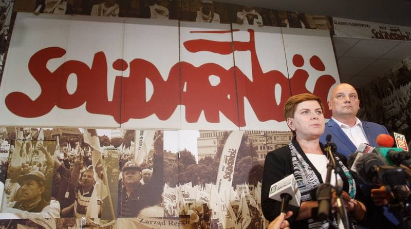 Beata Szydlo. Meeting with NSZZ Solidarnosc Slasko - Dabrowska. 20.07.2015