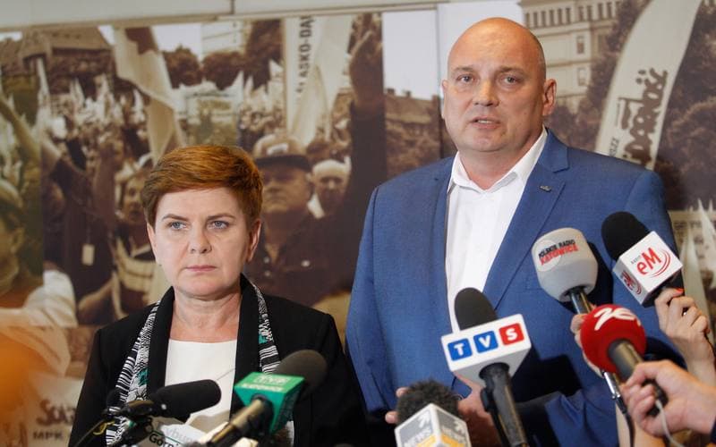 Beata Szydlo. Meeting with NSZZ Solidarnosc Slasko - Dabrowska. 20.07.2015