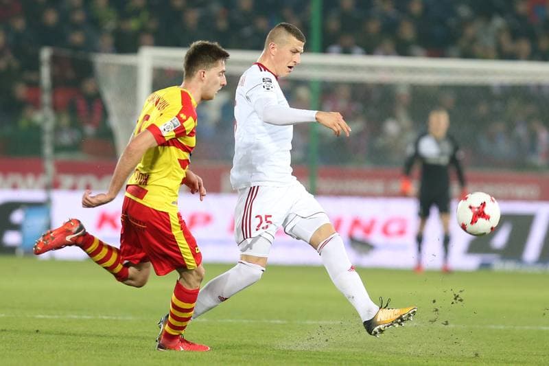 Football. Lotto Ekstraklasa. Gornik Zabrze - Jagiellonia Bialystok. 24.11.2017
