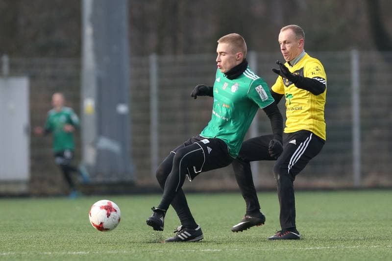 Football. Sparing. ROW 1964 Rybnik - GKS Katowice. 20.01.2018
