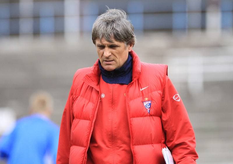 Football. Gornik Zabrze. Training. 11.01.2011