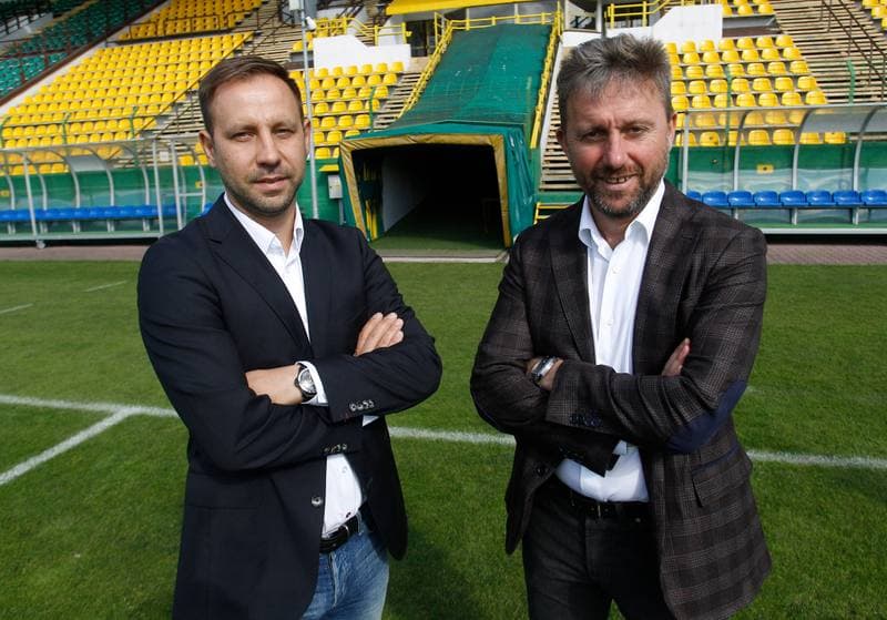 Football. GKS Katowice. Press Conference. 02.12.2015